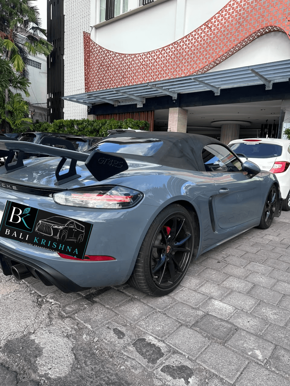 Porsche 718 Grey Convertible 7