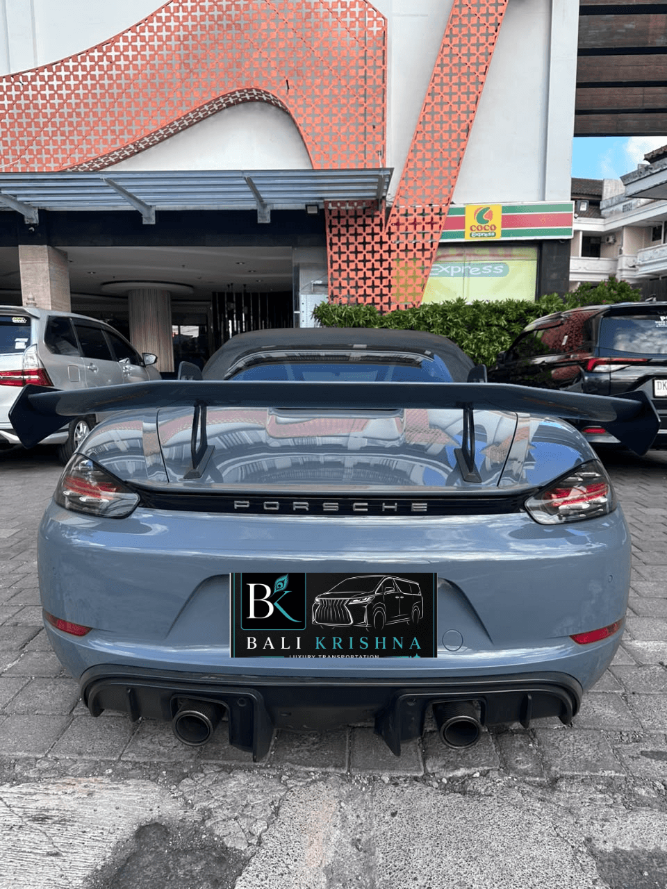 Porsche 718 Grey Convertible 10