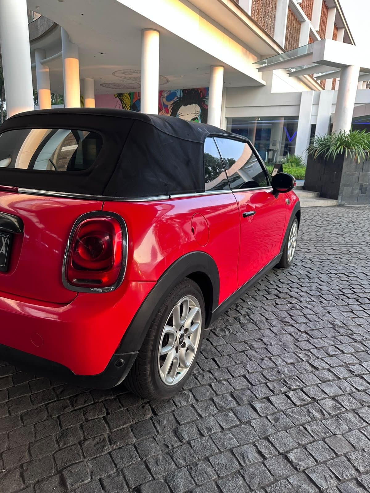Mini Cooper Red Convertible 1