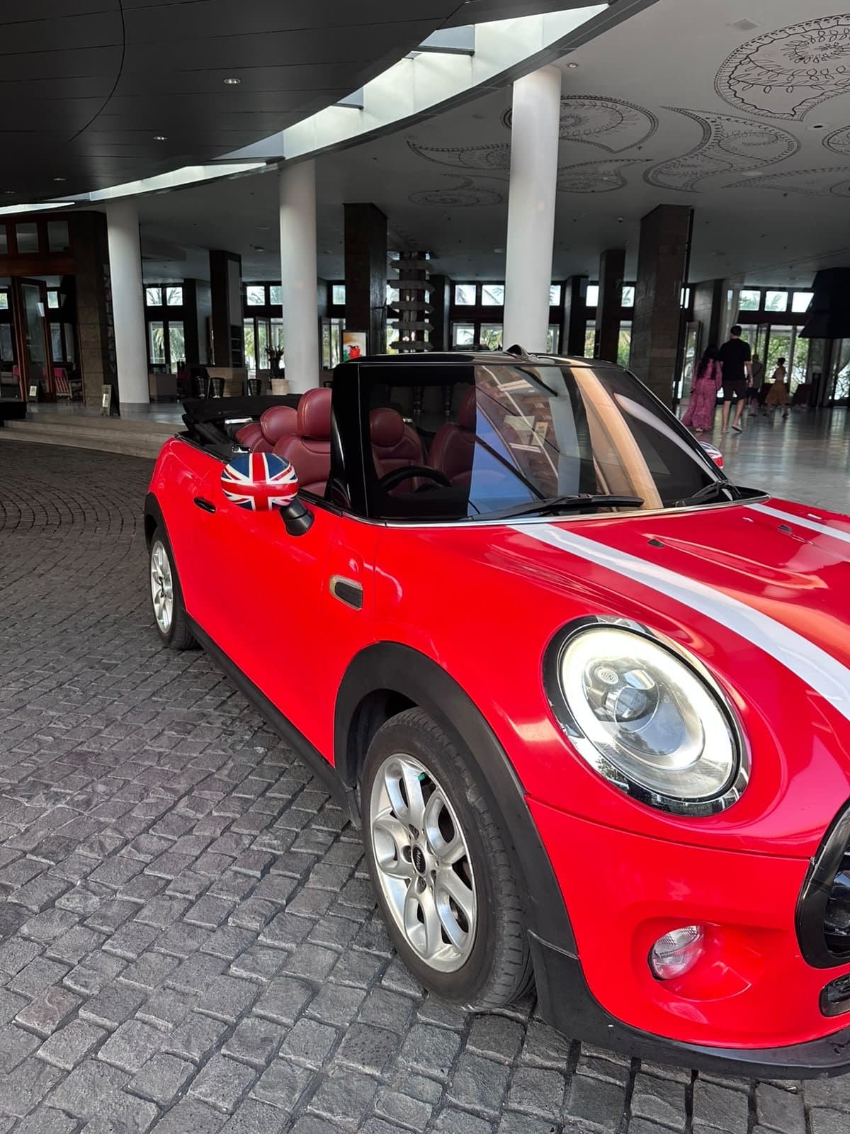 Mini Cooper Red Convertible 4