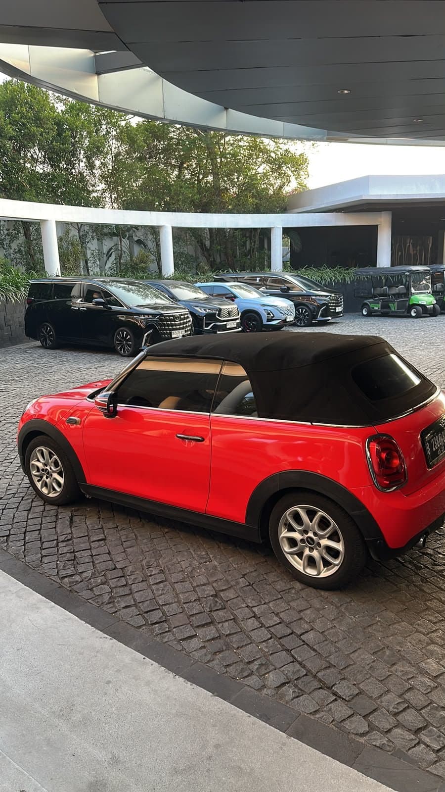 Mini Cooper Red Convertible 6